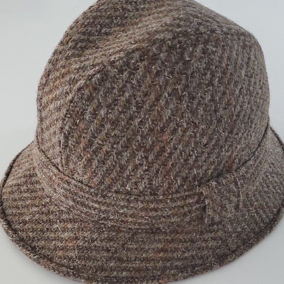 Unisex Burberry Brown Cream Red Plaid Hat - Picture 1 of 11